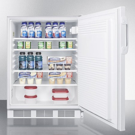 SUMMIT APPLIANCE DIV. Summit  ADA Comp Freestanding Refrigerator 5.5 Cu. Ft. White AL750W